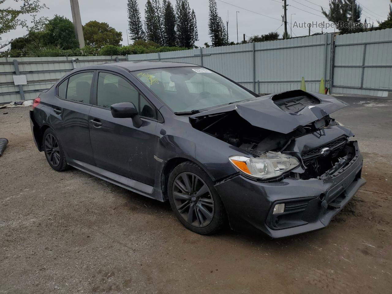 2018 Subaru Wrx  Charcoal vin: JF1VA1A60J9812073