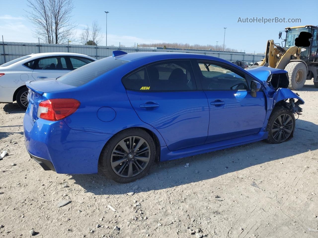 2018 Subaru Wrx  Синий vin: JF1VA1A60J9816754