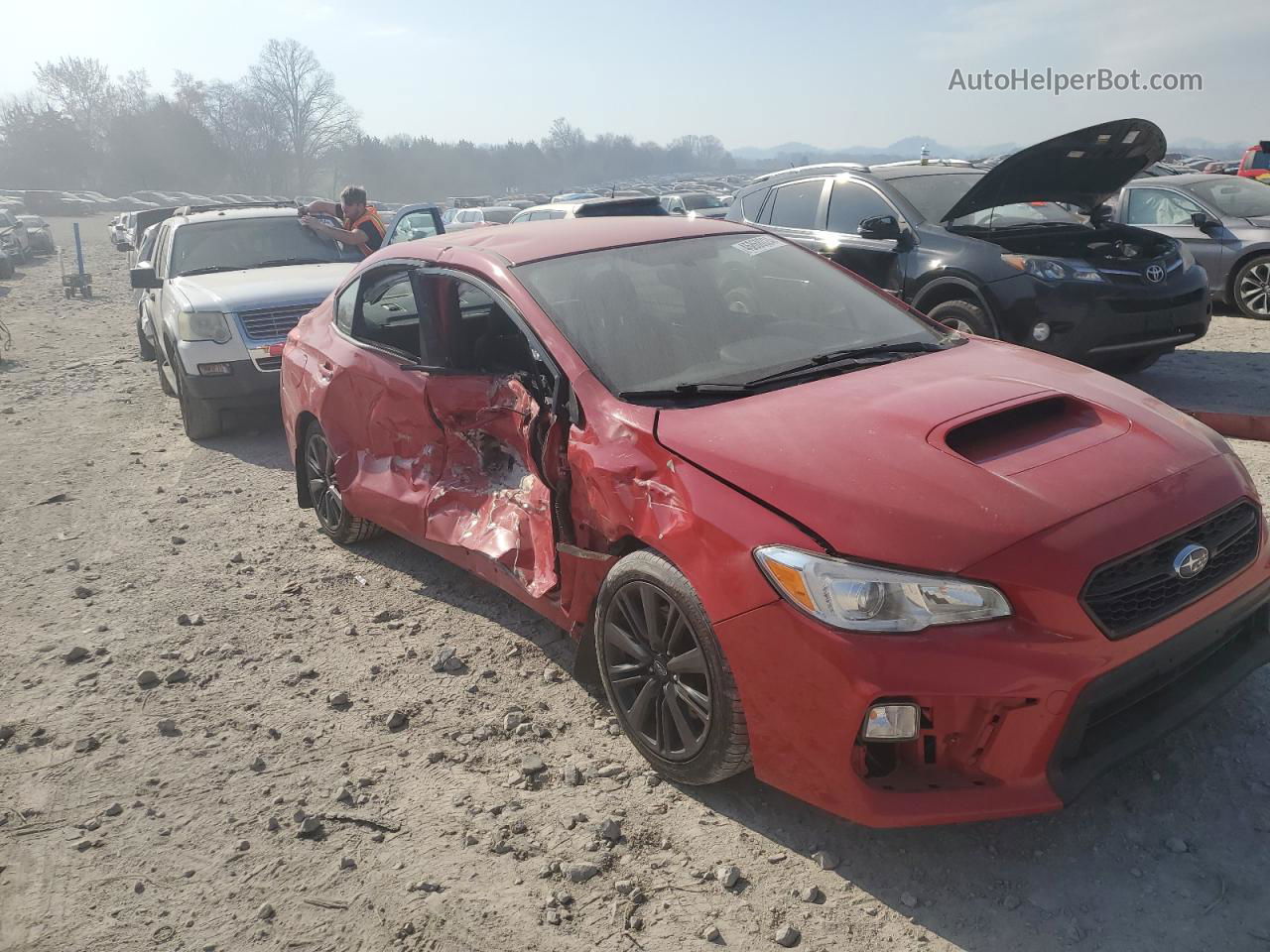 2018 Subaru Wrx  Red vin: JF1VA1A60J9817919