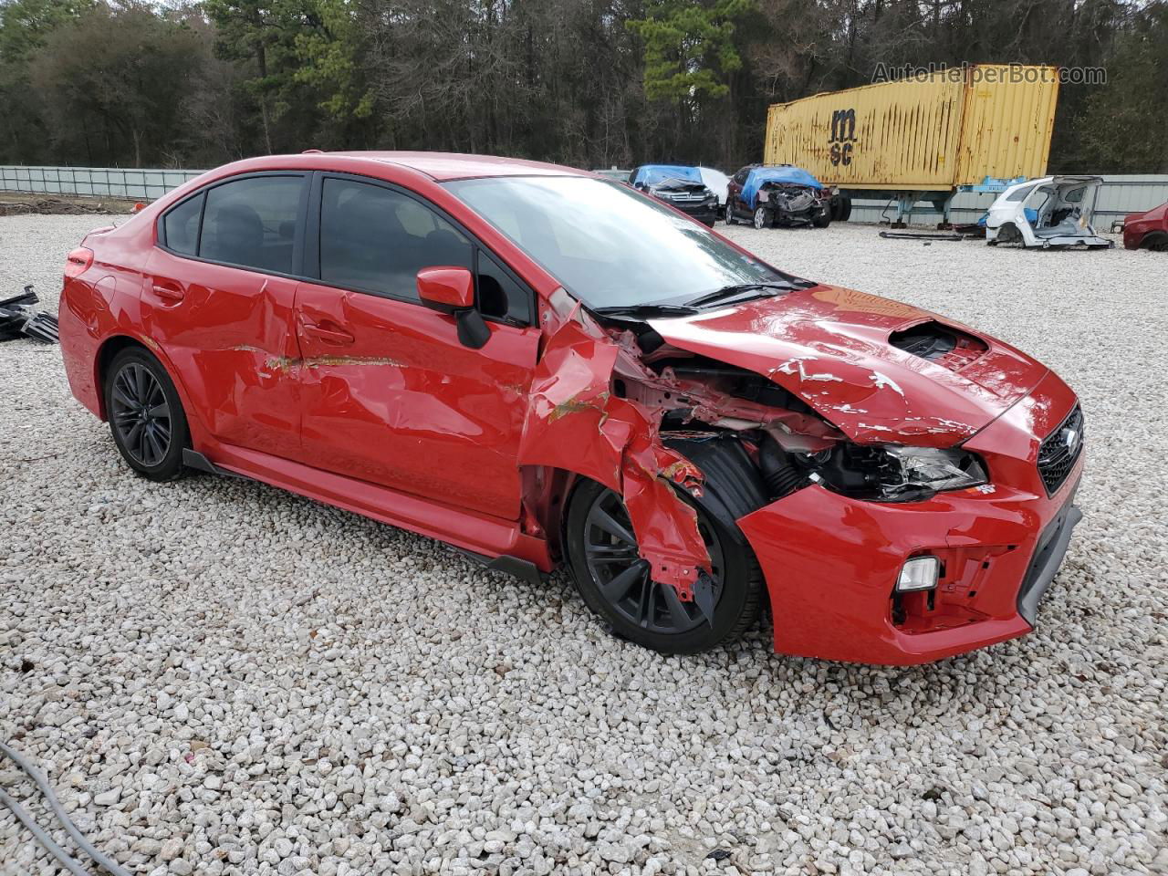 2018 Subaru Wrx  Red vin: JF1VA1A60J9837118