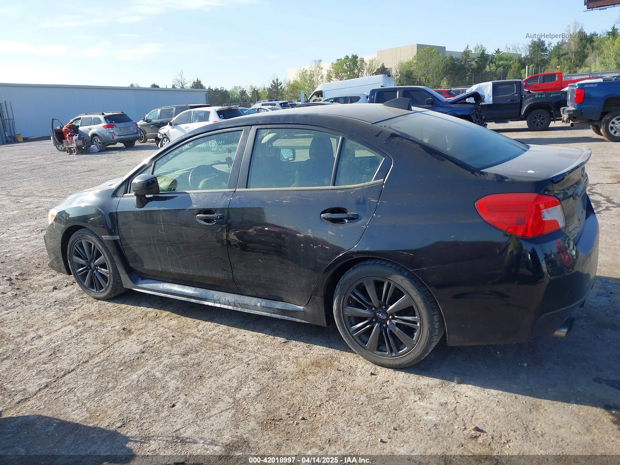 2018 Subaru Wrx   Black vin: JF1VA1A60J9838849