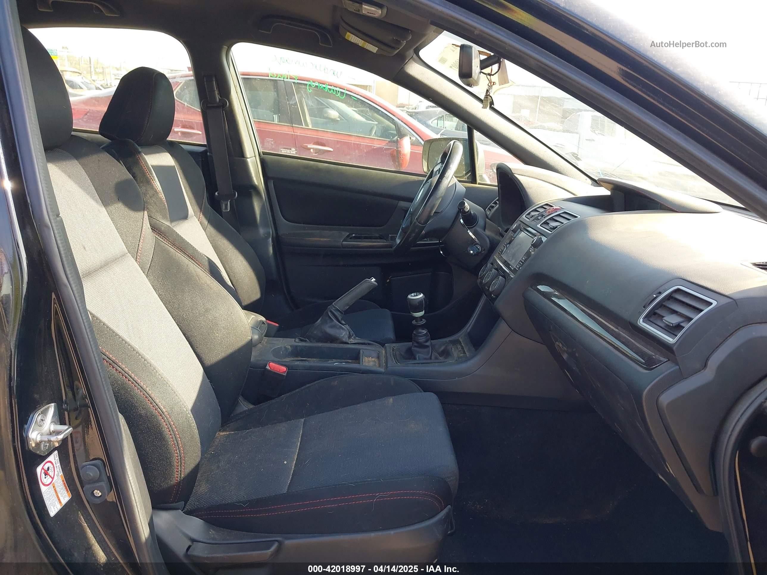 2018 Subaru Wrx   Black vin: JF1VA1A60J9838849