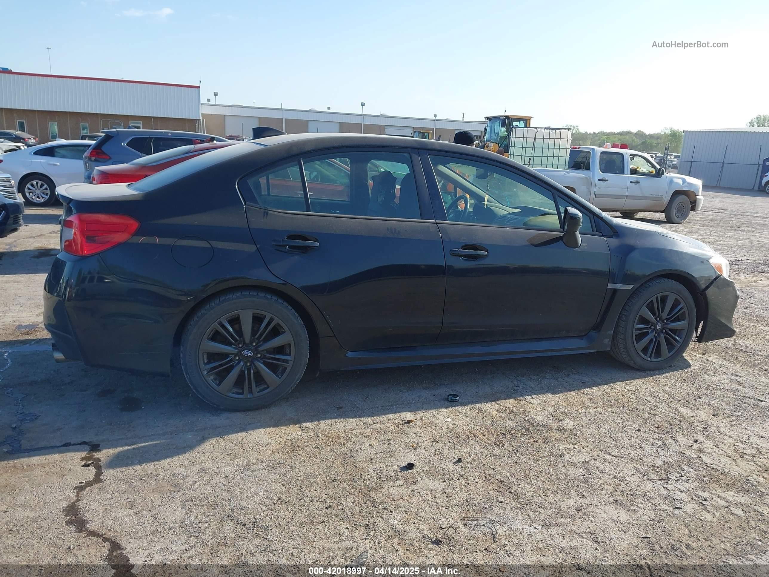 2018 Subaru Wrx   Black vin: JF1VA1A60J9838849