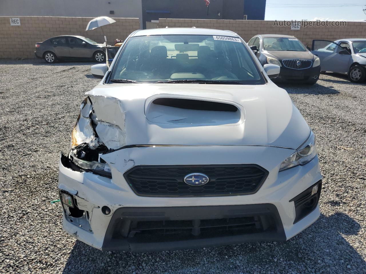 2021 Subaru Wrx  White vin: JF1VA1A60M9808786