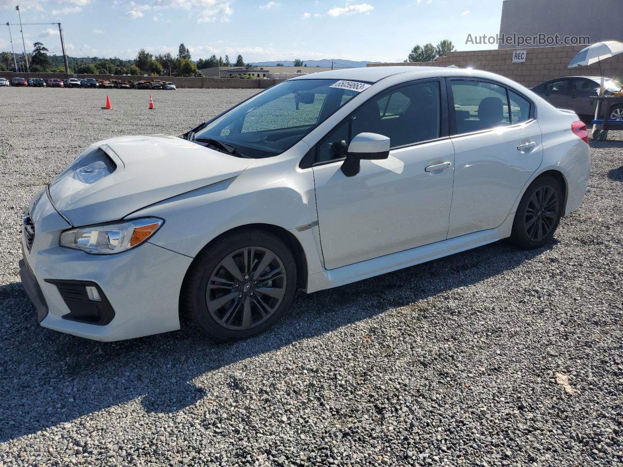 2021 Subaru Wrx  White vin: JF1VA1A60M9808786