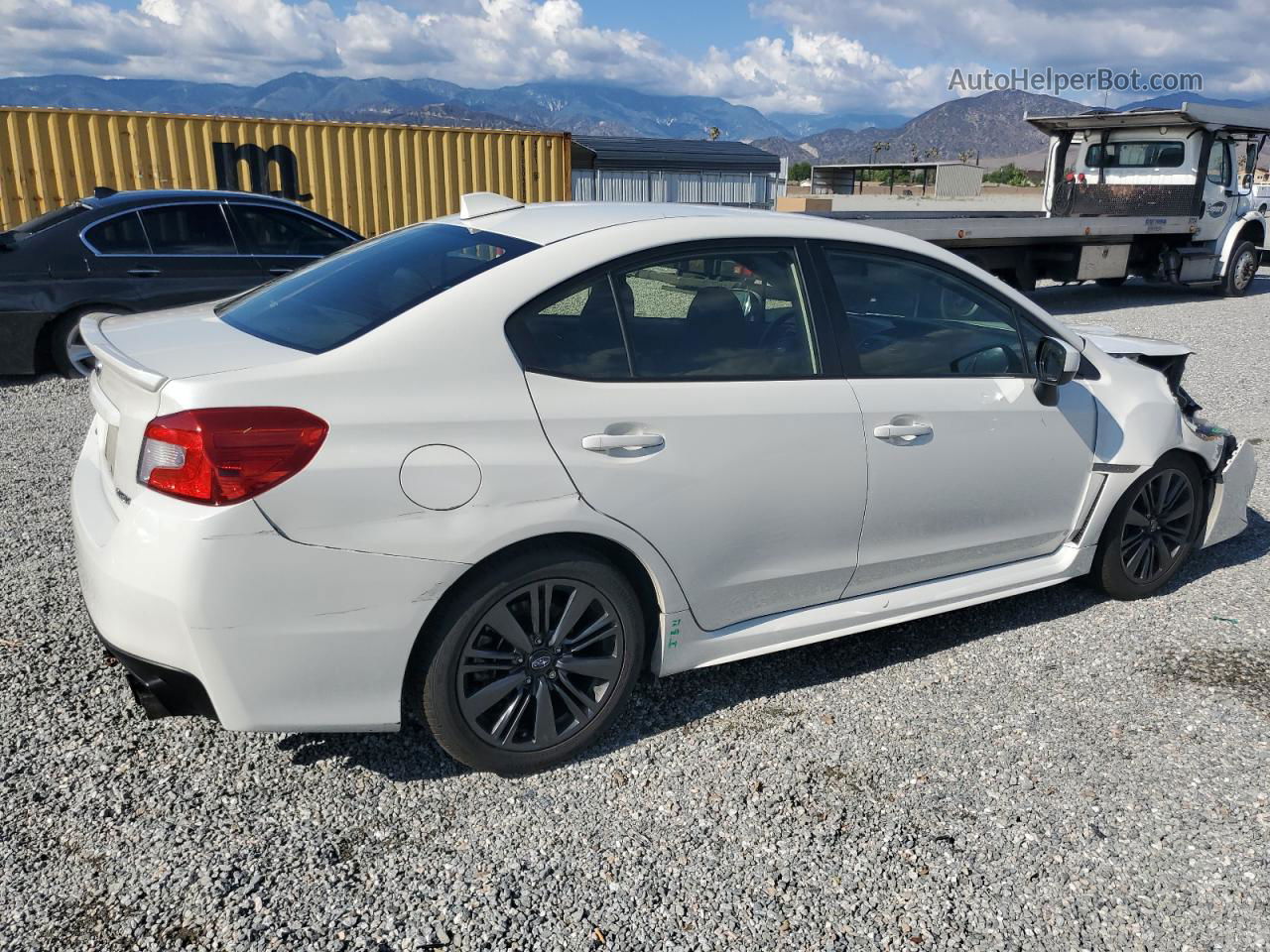 2021 Subaru Wrx  White vin: JF1VA1A60M9808786