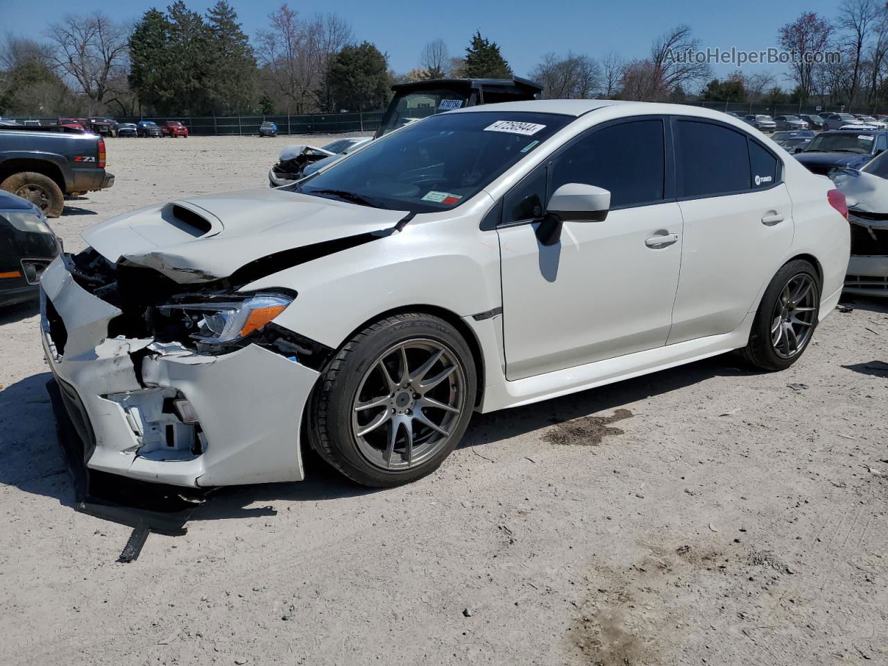 2021 Subaru Wrx  White vin: JF1VA1A60M9822980