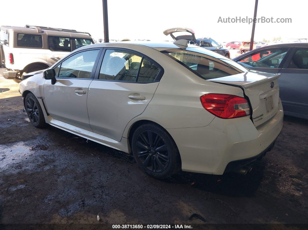 2018 Subaru Wrx   White vin: JF1VA1A61J9818321