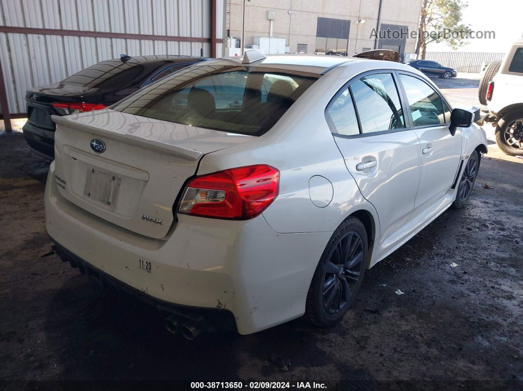 2018 Subaru Wrx   White vin: JF1VA1A61J9818321