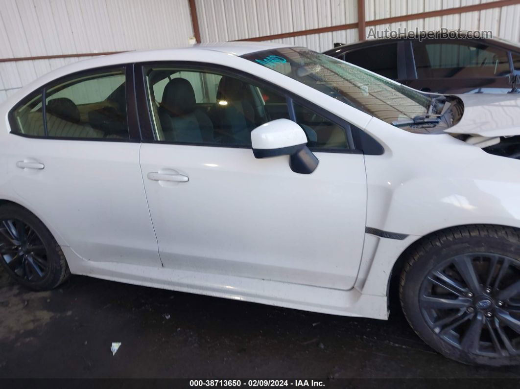 2018 Subaru Wrx   White vin: JF1VA1A61J9818321