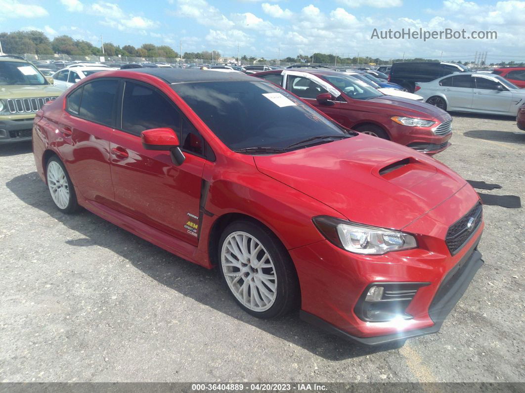 2018 Subaru Wrx Red vin: JF1VA1A61J9824927