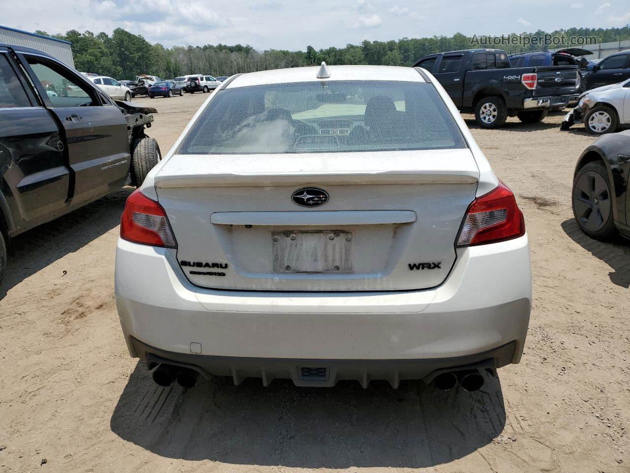 2018 Subaru Wrx  White vin: JF1VA1A61J9839105