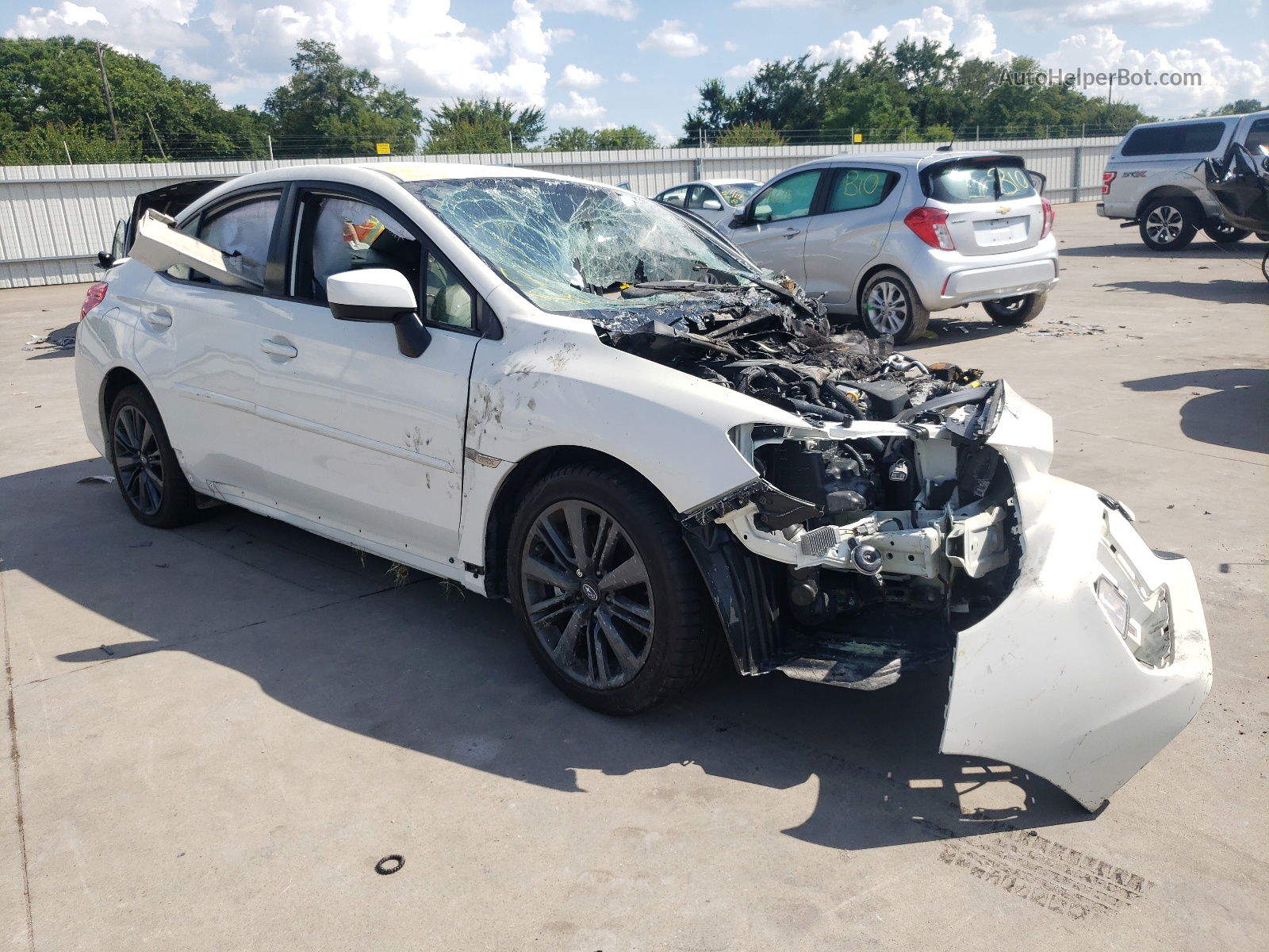 2020 Subaru Wrx White vin: JF1VA1A61L9831198