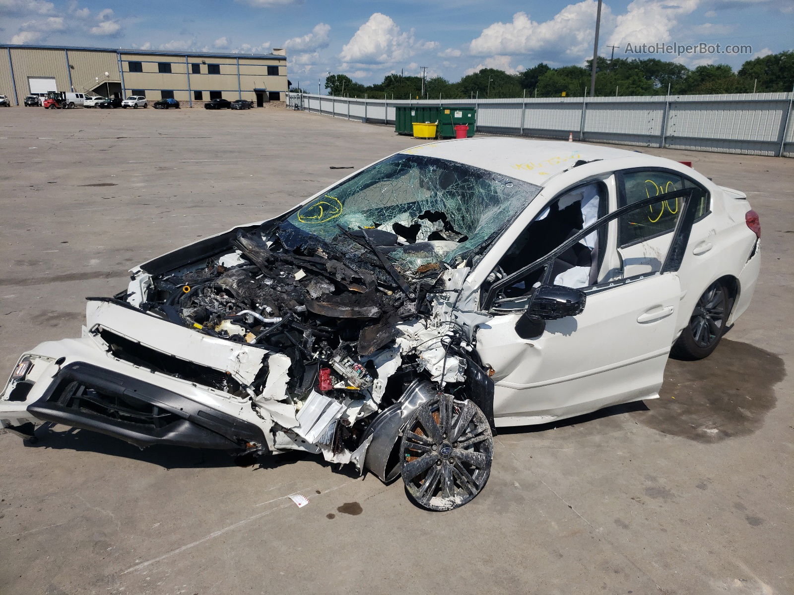 2020 Subaru Wrx White vin: JF1VA1A61L9831198