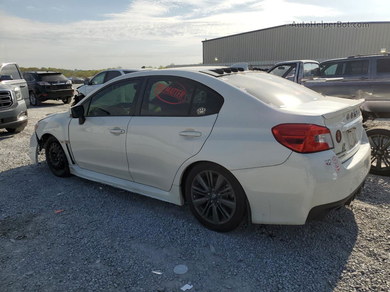 2018 Subaru Wrx  White vin: JF1VA1A62J9809546