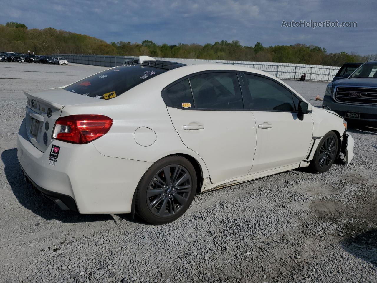 2018 Subaru Wrx  White vin: JF1VA1A62J9809546