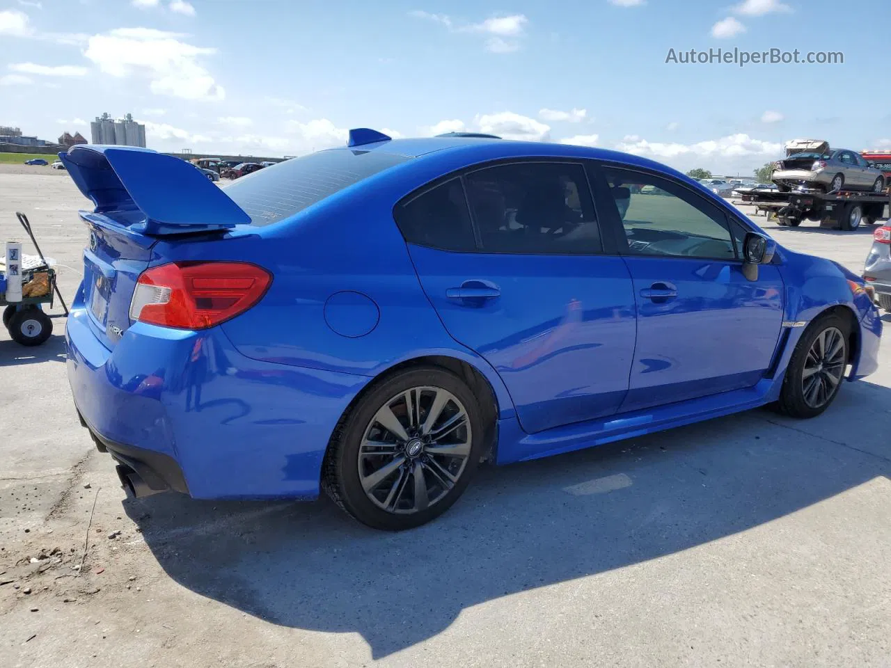 2018 Subaru Wrx  Blue vin: JF1VA1A62J9816688