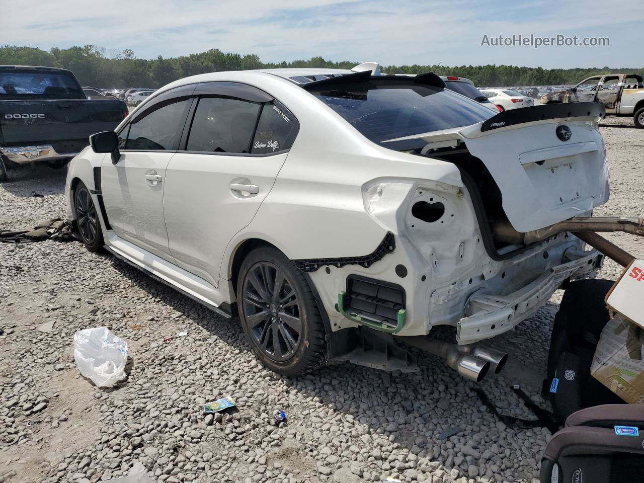 2018 Subaru Wrx  White vin: JF1VA1A63J9819065