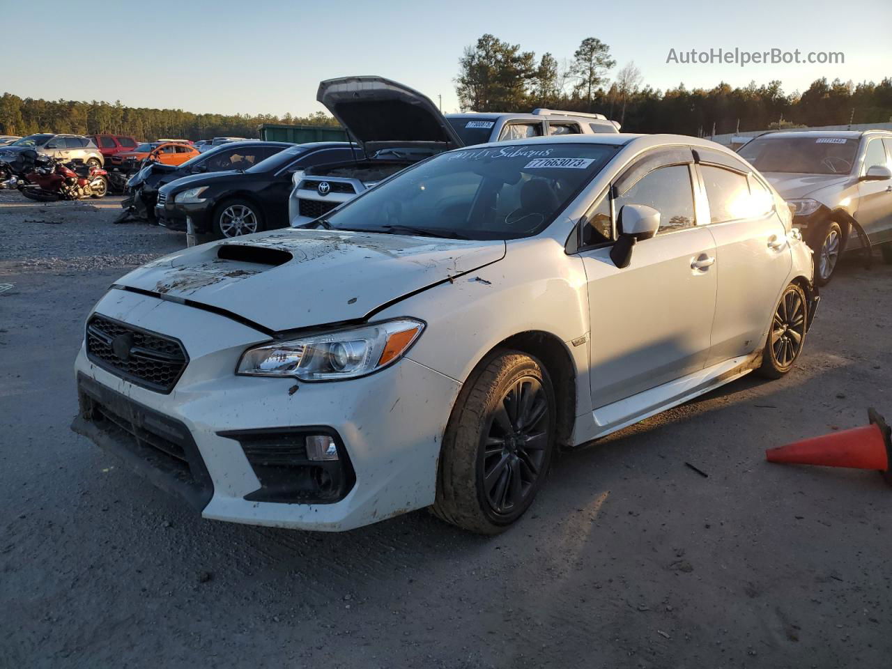 2018 Subaru Wrx  White vin: JF1VA1A63J9821530