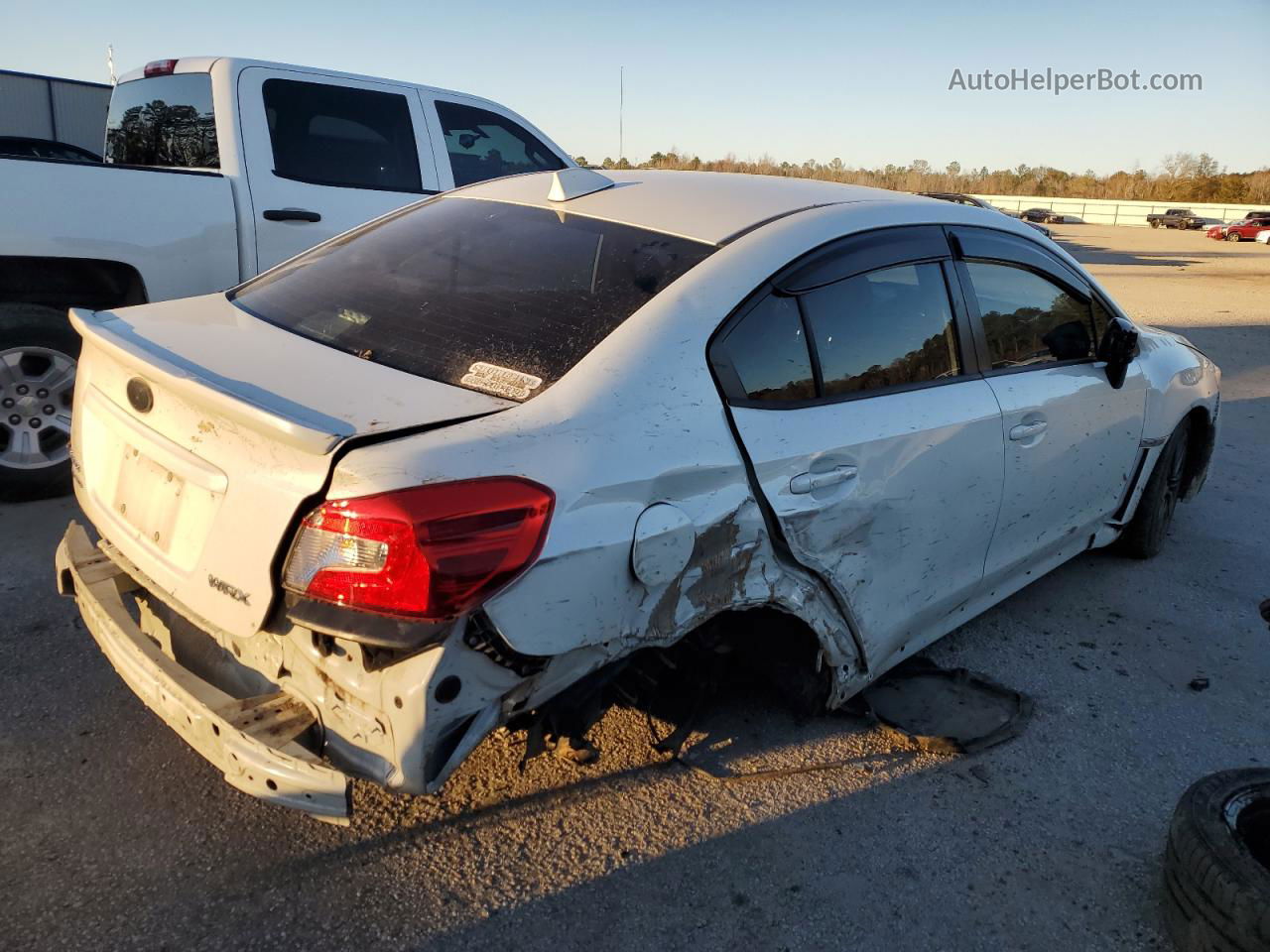 2018 Subaru Wrx  White vin: JF1VA1A63J9821530