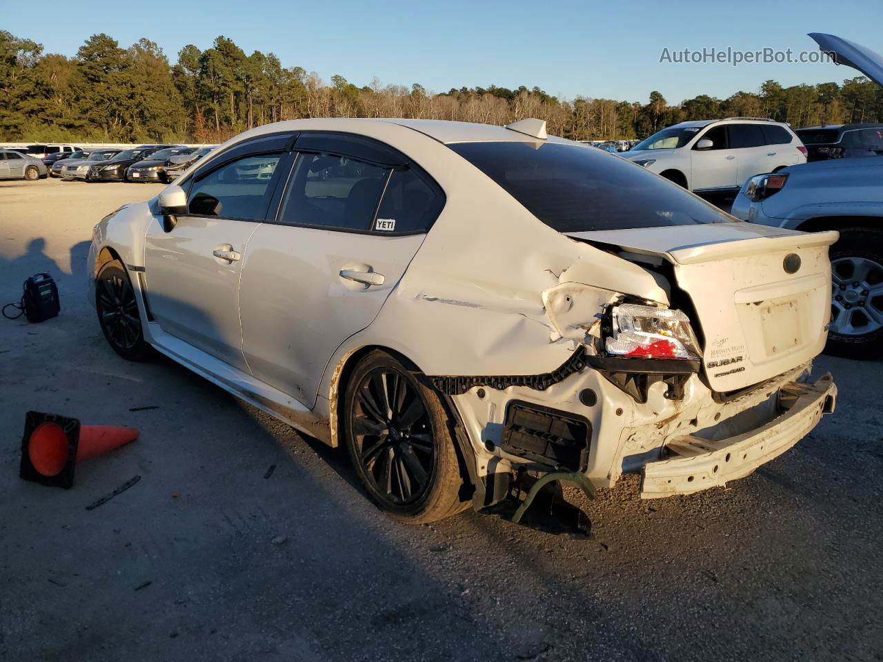 2018 Subaru Wrx  White vin: JF1VA1A63J9821530