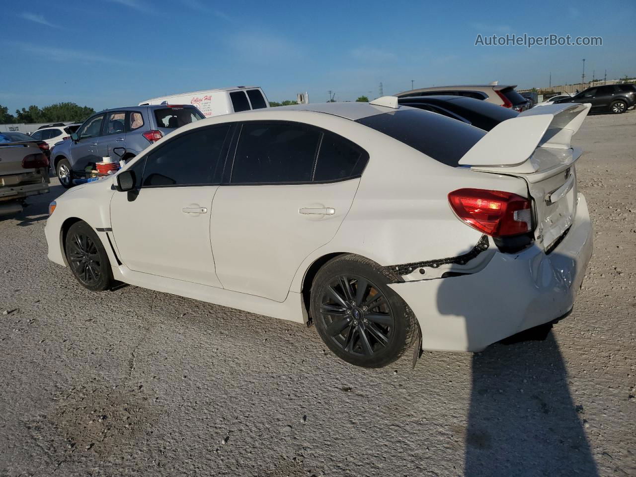 2020 Subaru Wrx  White vin: JF1VA1A63L9819344