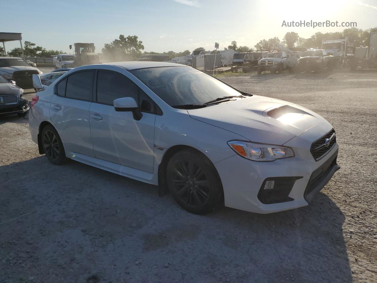 2020 Subaru Wrx  White vin: JF1VA1A63L9819344