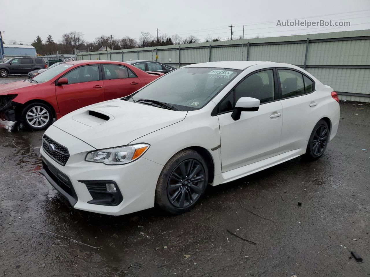 2021 Subaru Wrx  White vin: JF1VA1A63M9823282