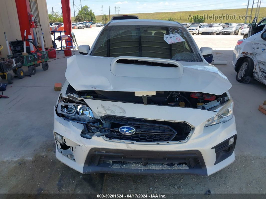 2018 Subaru Wrx   White vin: JF1VA1A65J9800159