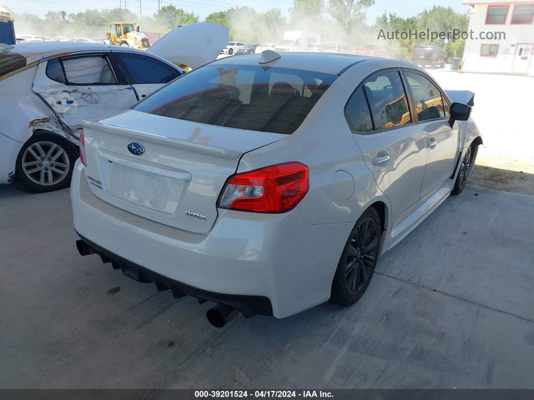 2018 Subaru Wrx   White vin: JF1VA1A65J9800159