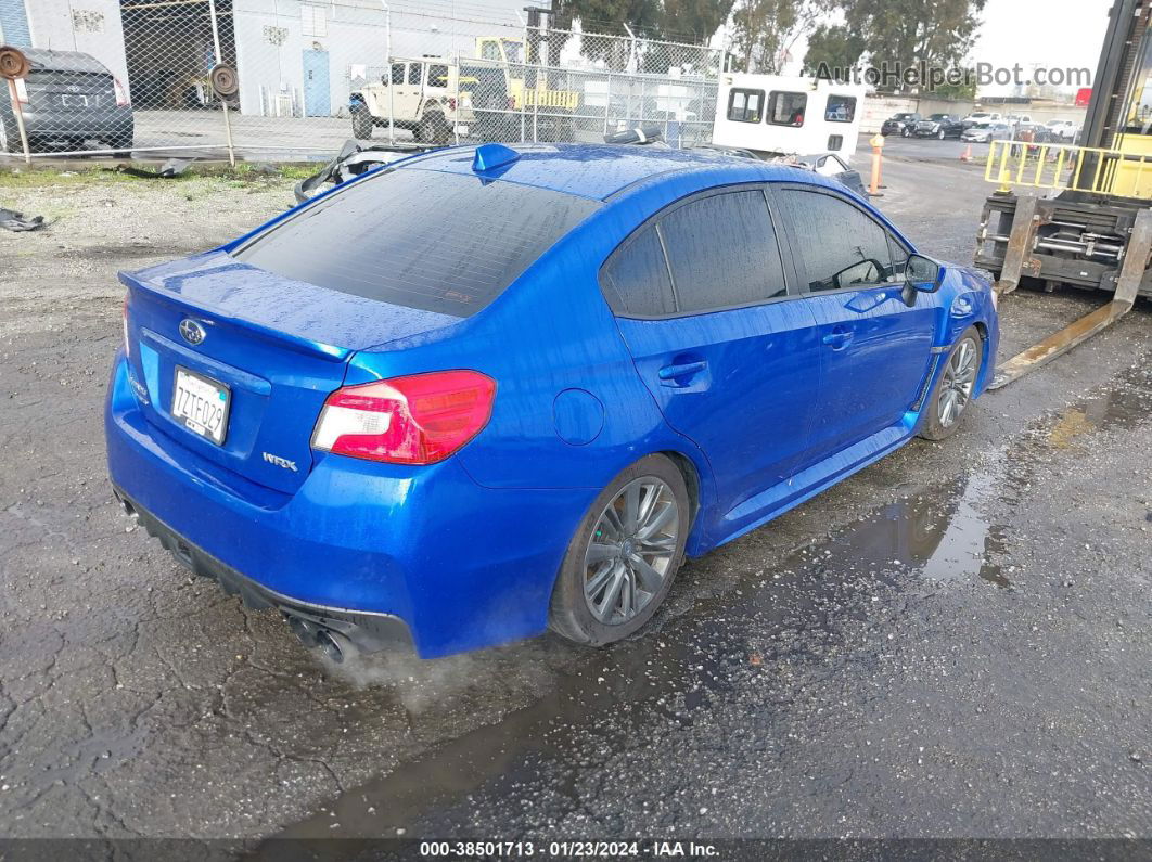 2018 Subaru Wrx   Blue vin: JF1VA1A65J9803028