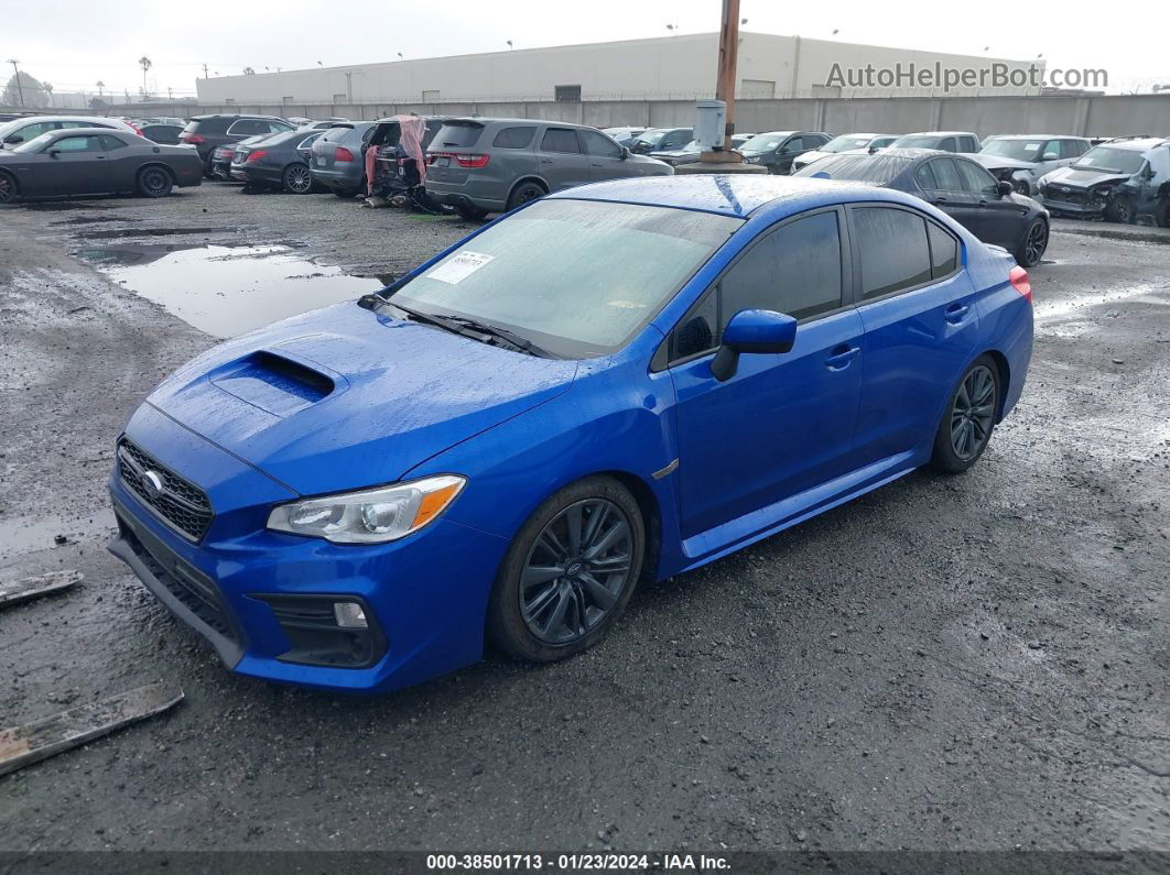 2018 Subaru Wrx   Blue vin: JF1VA1A65J9803028