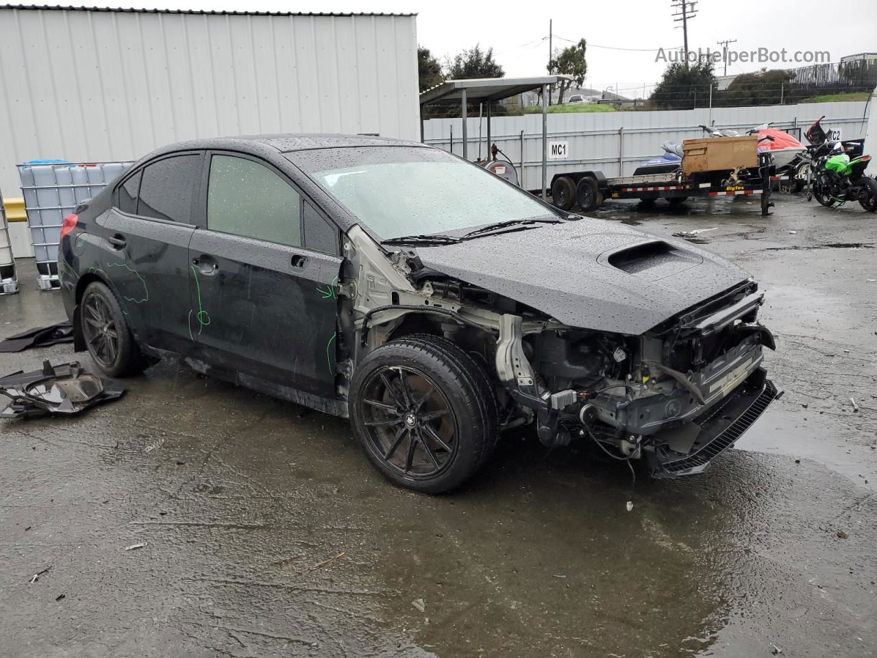 2018 Subaru Wrx  Black vin: JF1VA1A65J9803465