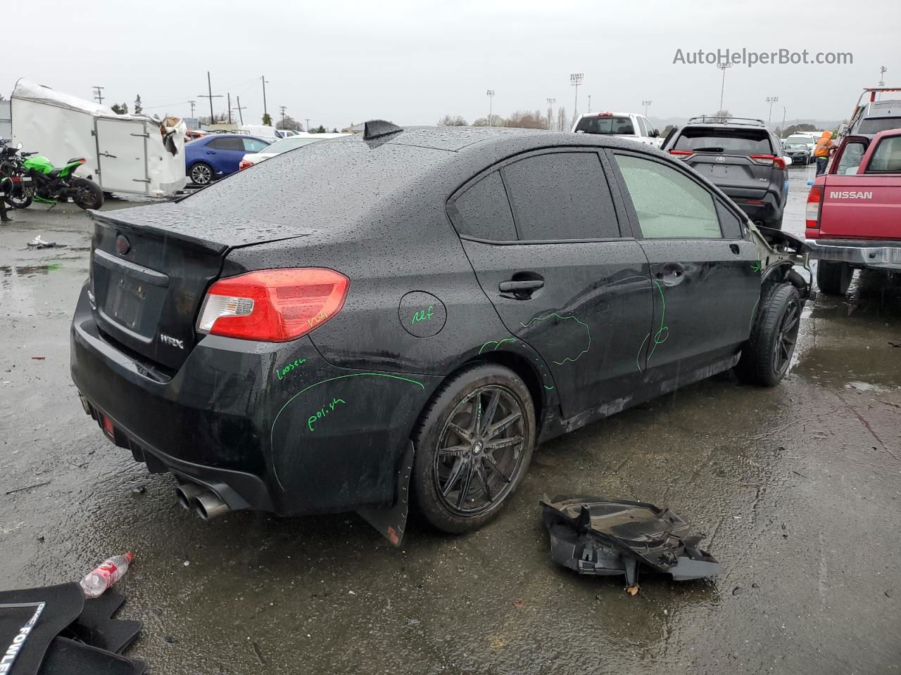 2018 Subaru Wrx  Black vin: JF1VA1A65J9803465