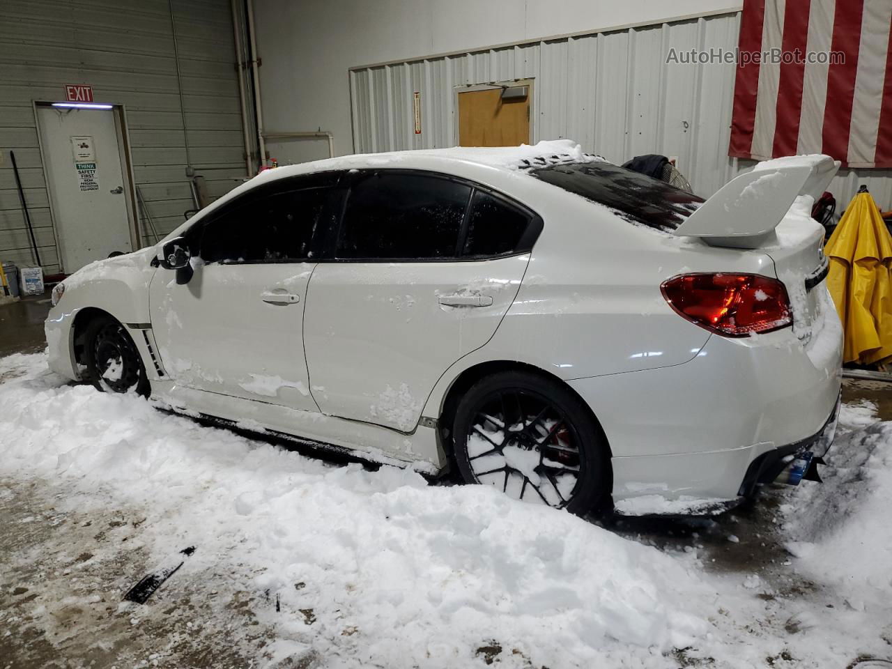 2018 Subaru Wrx  White vin: JF1VA1A65J9816023