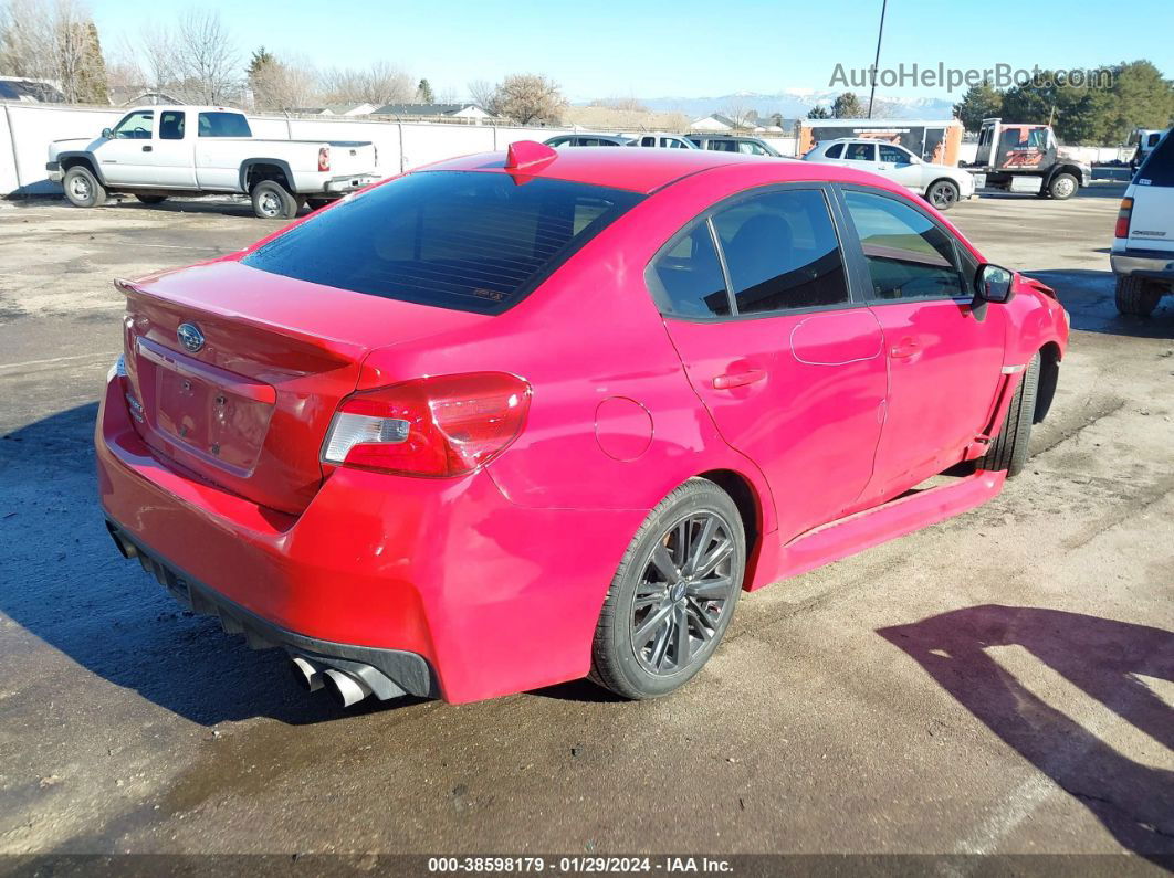 2018 Subaru Wrx   Red vin: JF1VA1A65J9820492