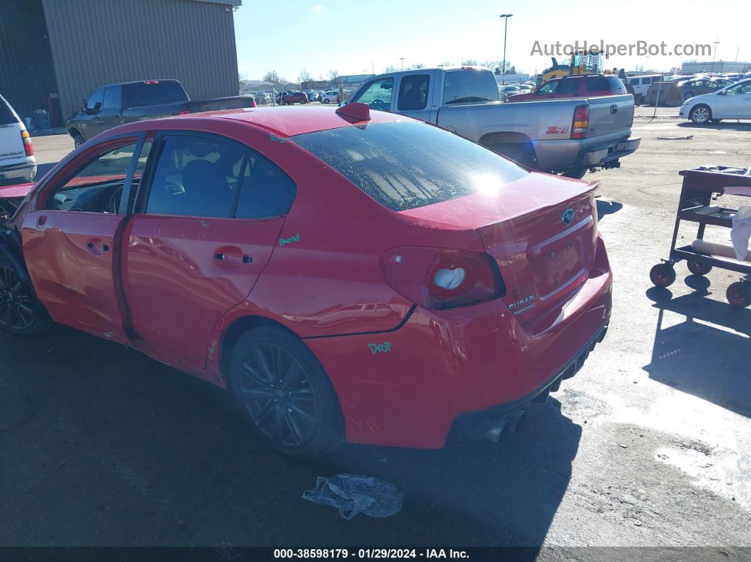 2018 Subaru Wrx   Red vin: JF1VA1A65J9820492