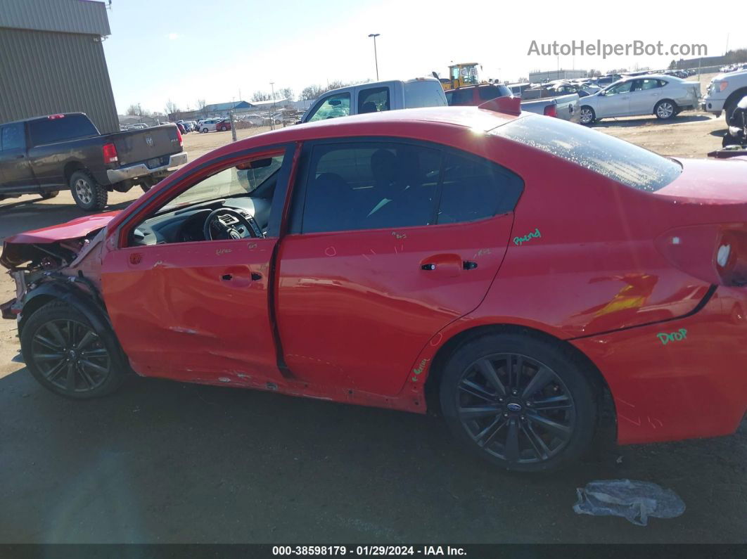 2018 Subaru Wrx   Red vin: JF1VA1A65J9820492