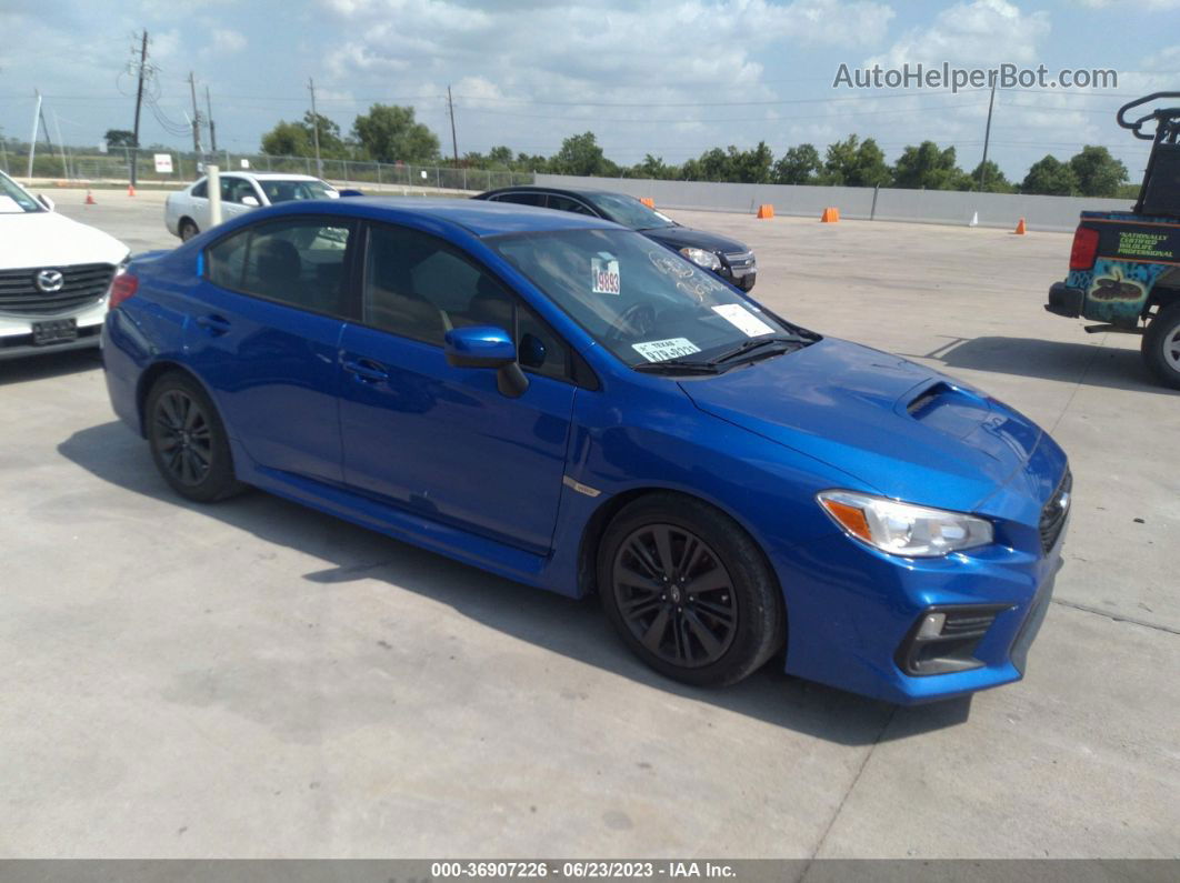 2018 Subaru Wrx   Blue vin: JF1VA1A65J9827832