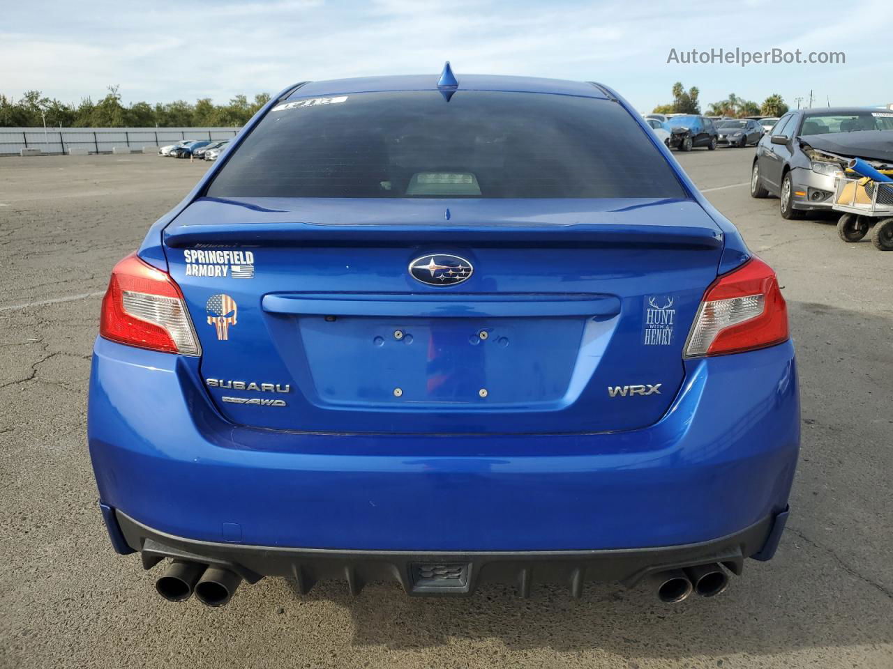 2018 Subaru Wrx  Blue vin: JF1VA1A65J9836630