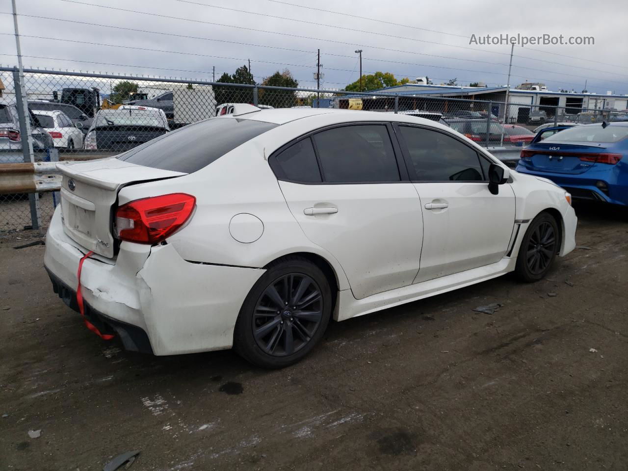 2020 Subaru Wrx  White vin: JF1VA1A65L9833178