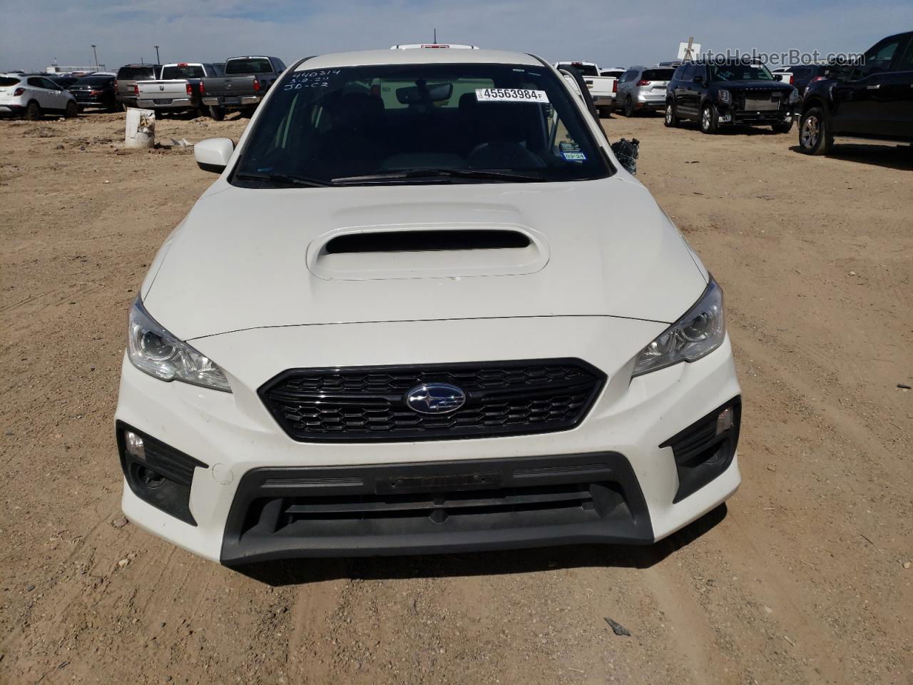 2021 Subaru Wrx  White vin: JF1VA1A65M9806483