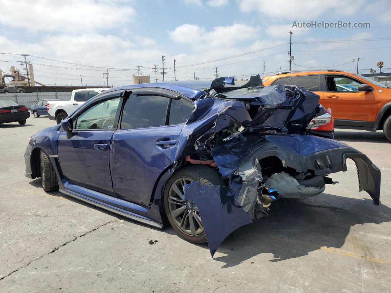 2021 Subaru Wrx  Blue vin: JF1VA1A65M9812607