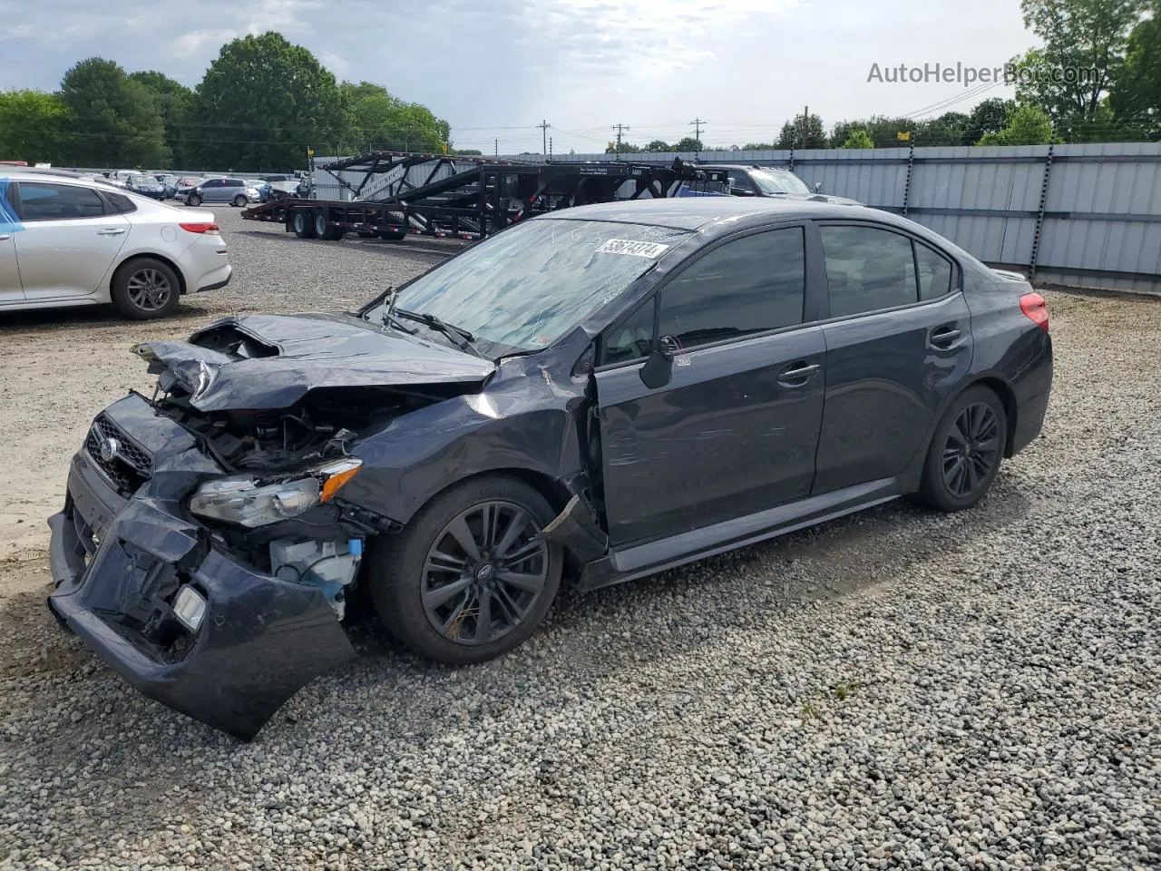 2018 Subaru Wrx  Charcoal vin: JF1VA1A66J9823000