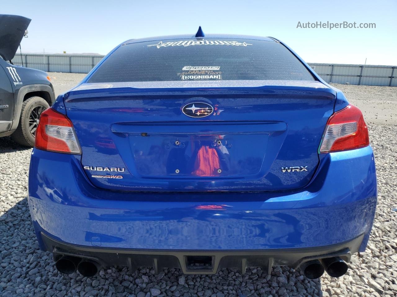 2018 Subaru Wrx  Синий vin: JF1VA1A66J9827788