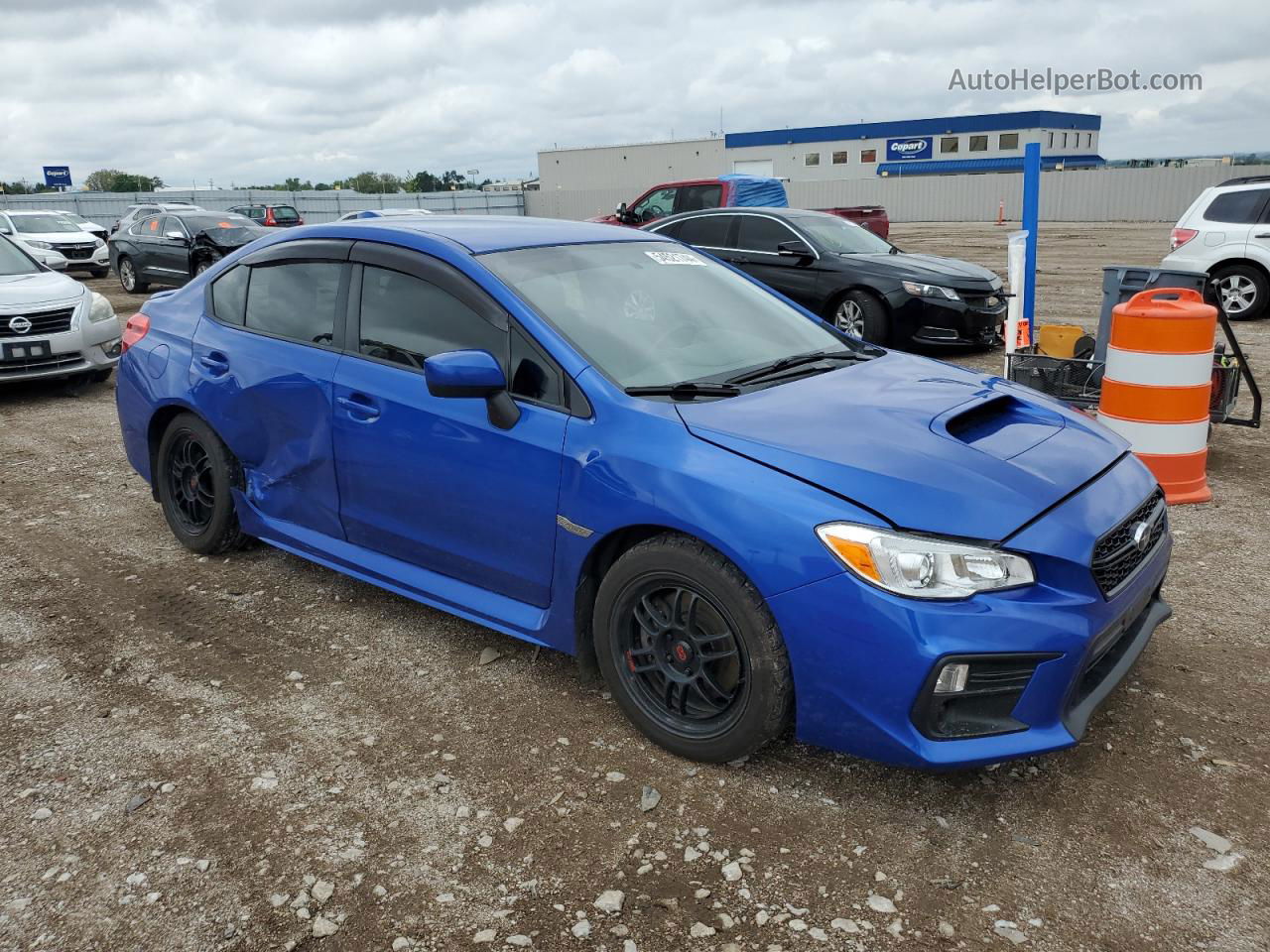 2018 Subaru Wrx  Blue vin: JF1VA1A66J9828617