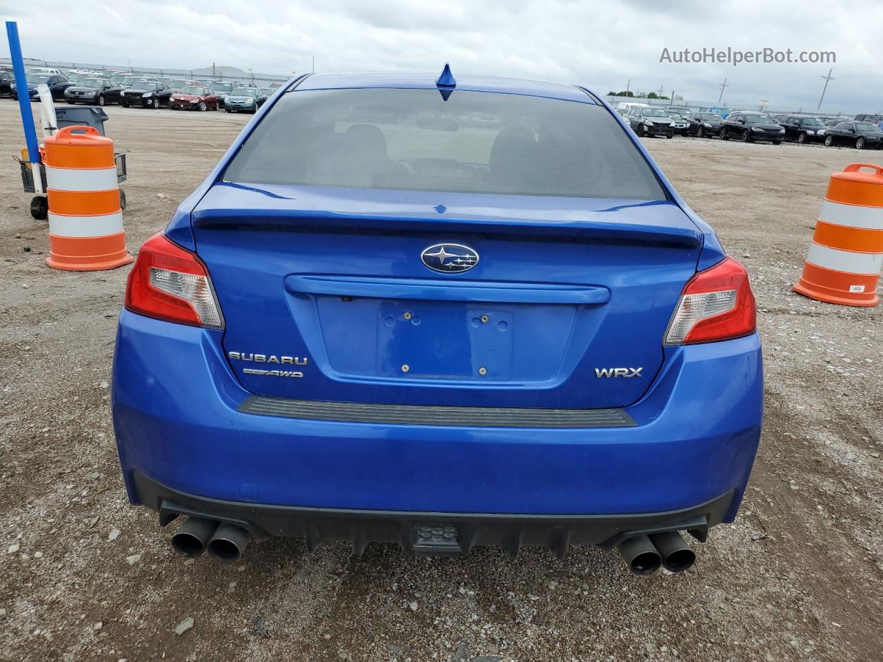 2018 Subaru Wrx  Blue vin: JF1VA1A66J9828617