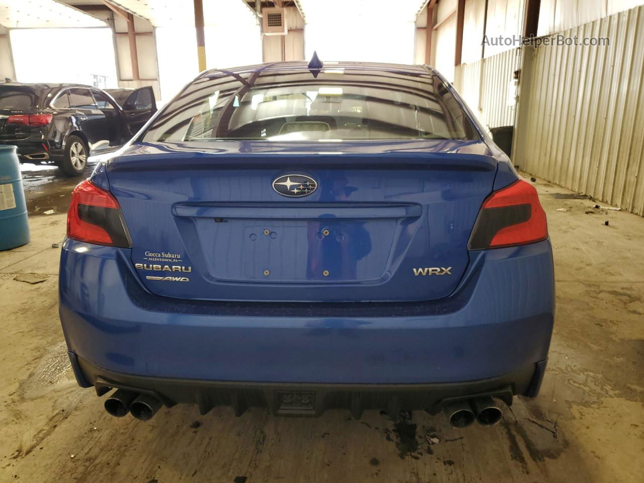 2018 Subaru Wrx  Blue vin: JF1VA1A67J9811633