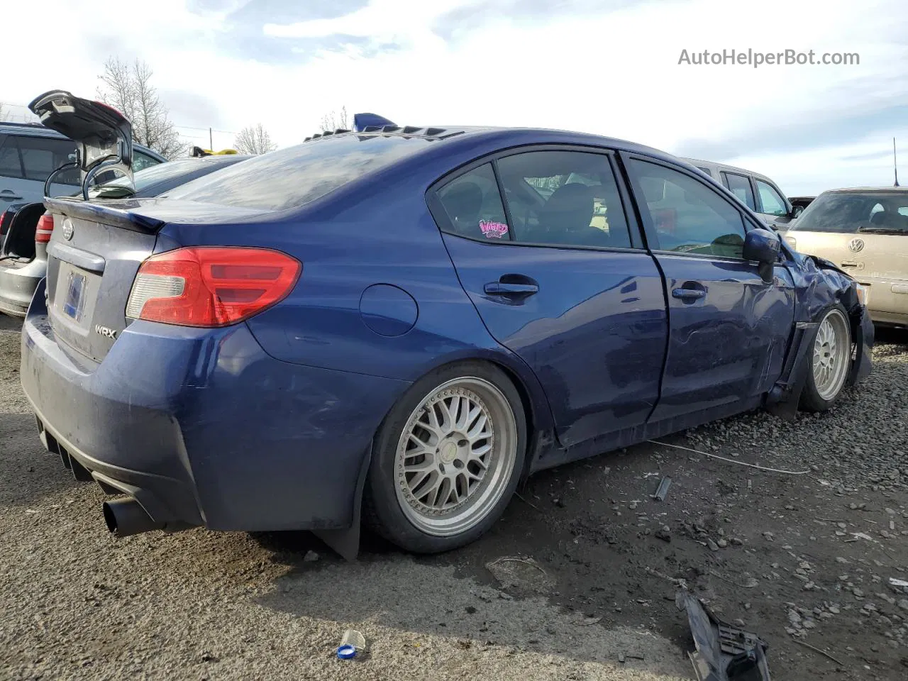 2018 Subaru Wrx  Blue vin: JF1VA1A67J9815696