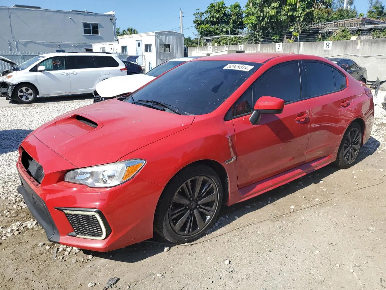 2018 Subaru Wrx  Red vin: JF1VA1A67J9817996